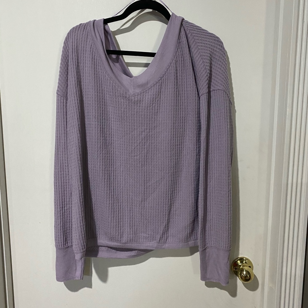 Lilac off the shoulder sweater